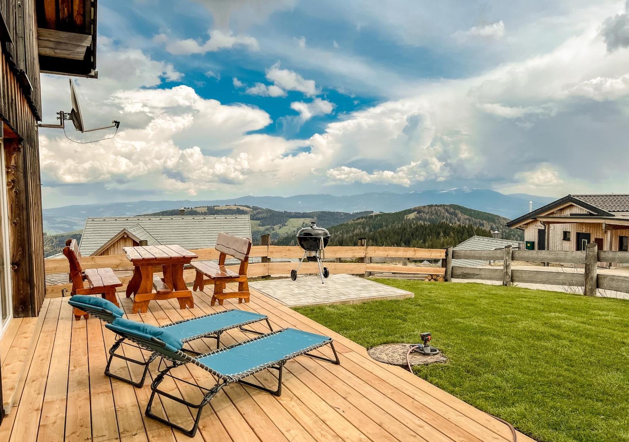 1A Chalet Eck - Wandern, Grillen, Panorama Sauna! Klippitztorl 外观 照片