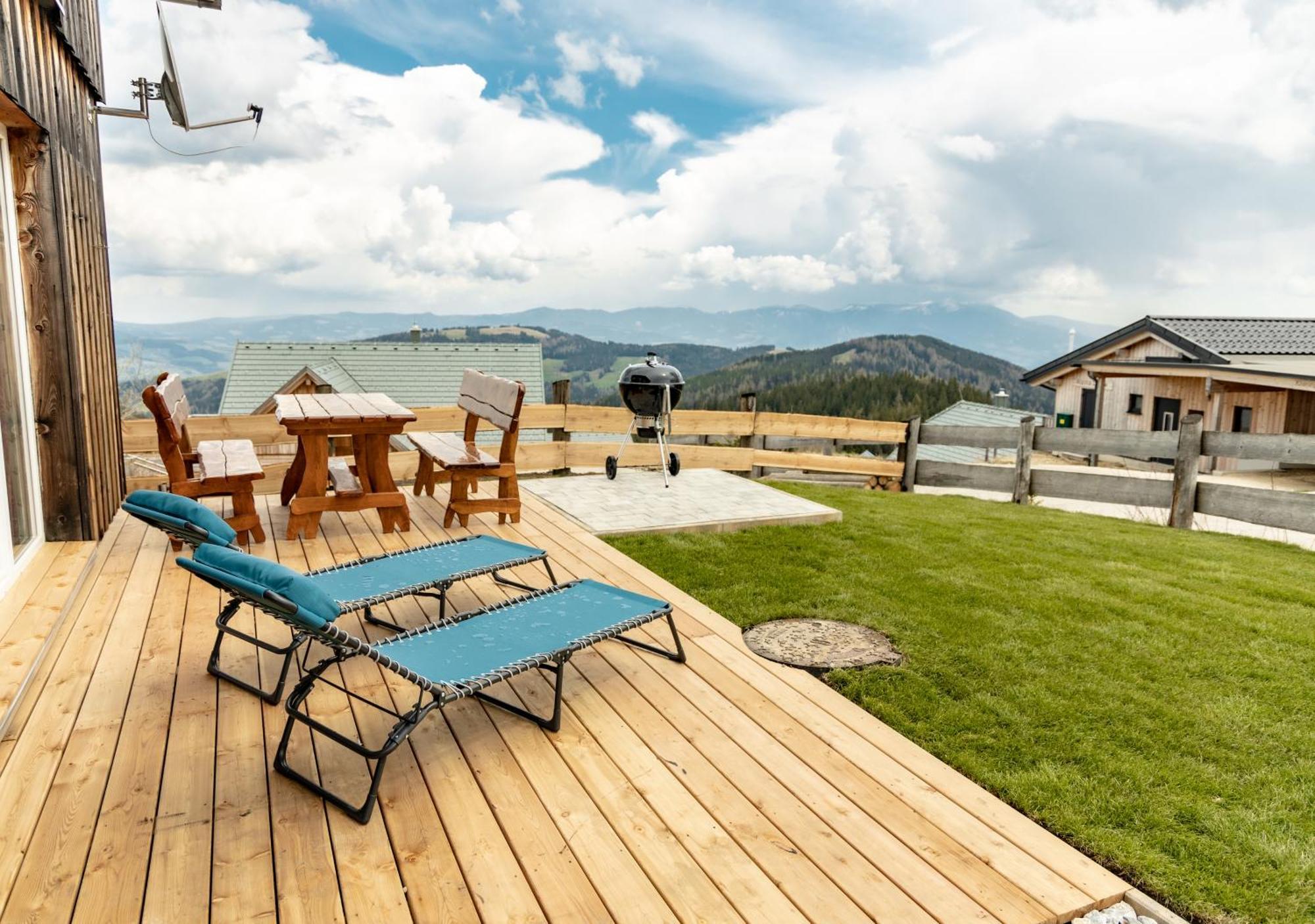 1A Chalet Eck - Wandern, Grillen, Panorama Sauna! Klippitztorl 外观 照片